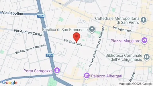 Apartments for rent i Bologna - kort over placeringen