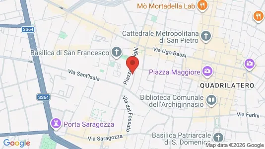 Rooms for rent i Bologna - kort over placeringen