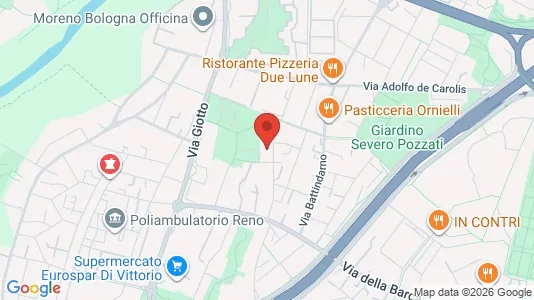 Apartments for rent i Bologna - kort over placeringen