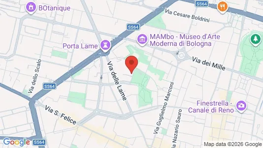 Apartments for rent i Bologna - kort over placeringen