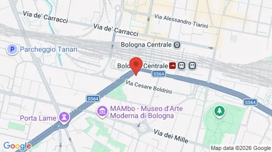 Apartments for rent i Bologna - kort over placeringen