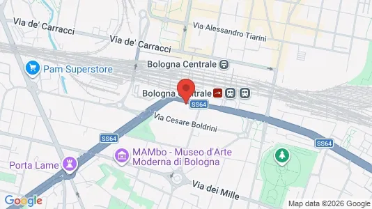 Rooms for rent i Bologna - kort over placeringen