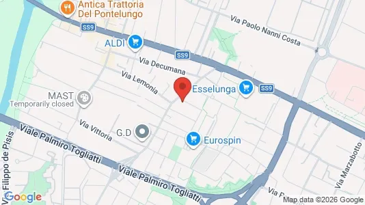 Apartments for rent i Bologna - kort over placeringen