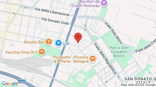 Rooms for rent i Bologna - kort over placeringen