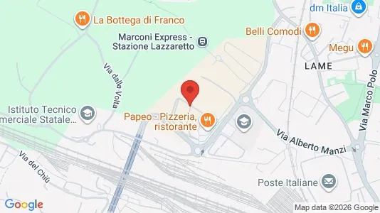 Apartments for rent i Bologna - kort over placeringen