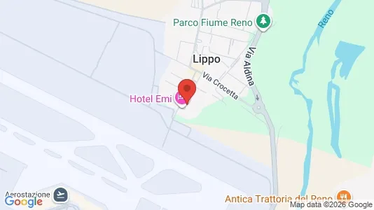 Apartments for rent i Calderara di Reno - kort over placeringen