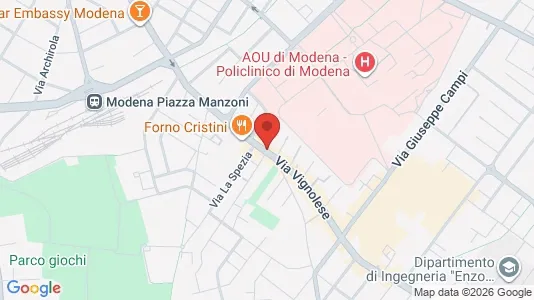 Rooms for rent i Modena - kort over placeringen