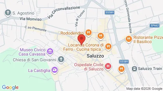 Apartments for rent i Saluzzo - kort over placeringen