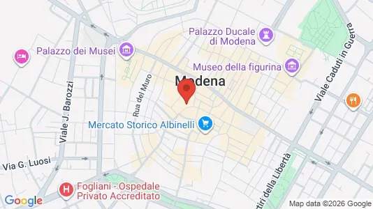 Rooms for rent i Modena - kort over placeringen