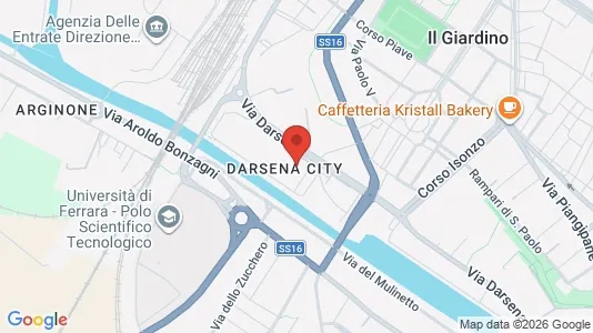 Rooms for rent i Ferrara - kort over placeringen