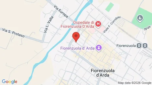 Apartments for rent i Fiorenzuola d'Arda - kort over placeringen