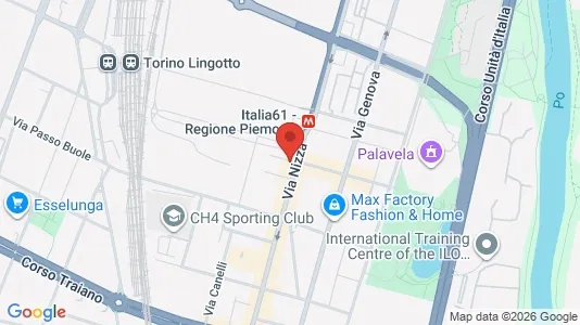 Apartments for rent i Turin - kort over placeringen
