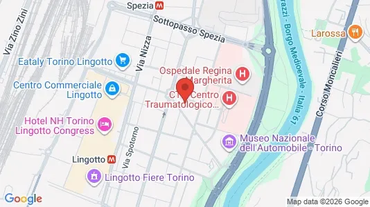 Apartments for rent i Turin - kort over placeringen