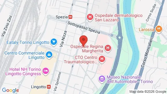 Apartments for rent i Turin - kort over placeringen