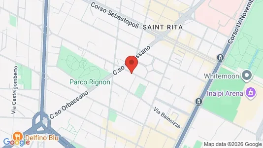 Apartments for rent i Turin - kort over placeringen