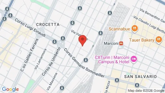 Apartments for rent i Turin - kort over placeringen