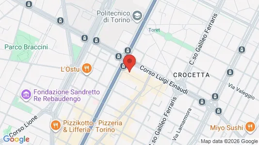 Apartments for rent i Turin - kort over placeringen