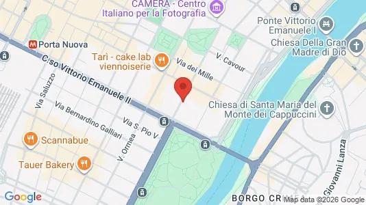 Apartments for rent i Turin - kort over placeringen