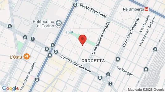 Apartments for rent i Turin - kort over placeringen