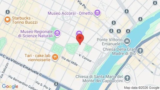 Apartments for rent i Turin - kort over placeringen
