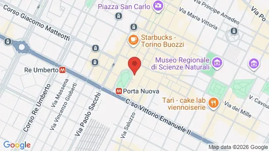 Apartments for rent i Turin - kort over placeringen
