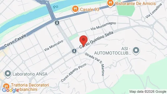 Rooms for rent i Turin - kort over placeringen