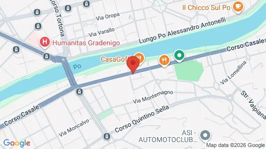 Apartments for rent i Turin - kort over placeringen