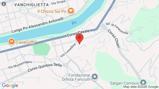 Apartments for rent i Turin - kort over placeringen
