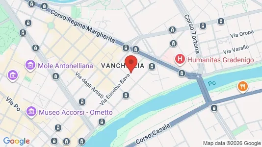 Apartments for rent i Turin - kort over placeringen