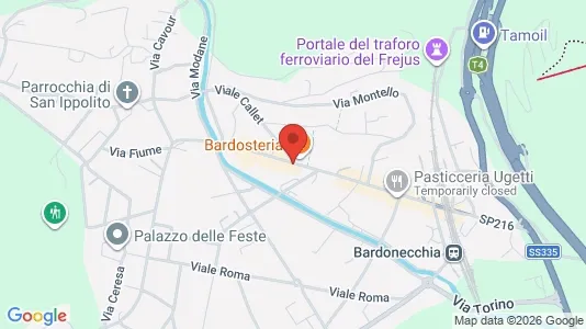 Apartments for rent i Bardonecchia - kort over placeringen
