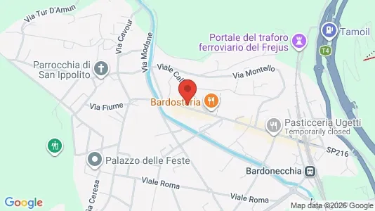 Apartments for rent i Bardonecchia - kort over placeringen