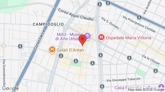 Apartments for rent i Turin - kort over placeringen