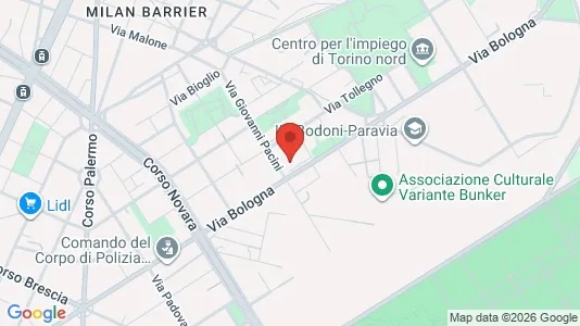 Apartments for rent i Turin - kort over placeringen