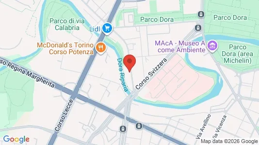 Apartments for rent i Turin - kort over placeringen