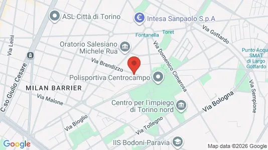 Apartments for rent i Turin - kort over placeringen