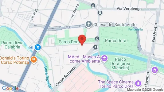 Apartments for rent i Turin - kort over placeringen
