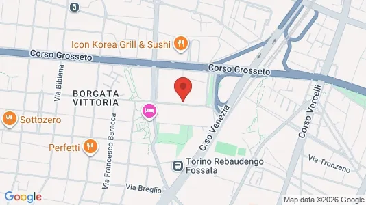 Apartments for rent i Turin - kort over placeringen