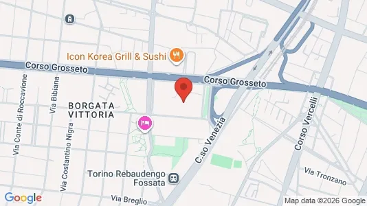 Apartments for rent i Turin - kort over placeringen