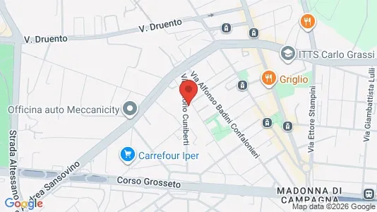 Apartments for rent i Turin - kort over placeringen