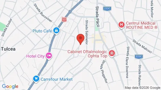 Apartments for rent i Tulcea - kort over placeringen