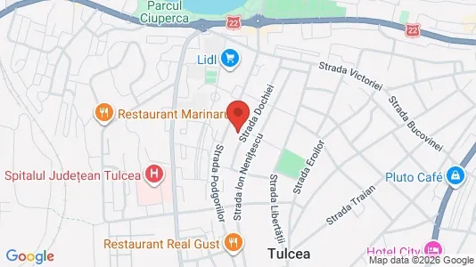 Apartments for rent i Tulcea - kort over placeringen