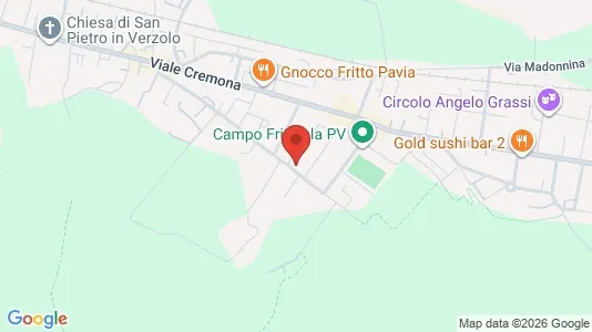 Rooms for rent i Pavia - kort over placeringen