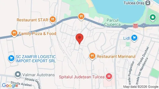 Apartments for rent i Tulcea - kort over placeringen