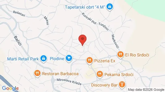 Apartments for rent i Rijeka - kort over placeringen