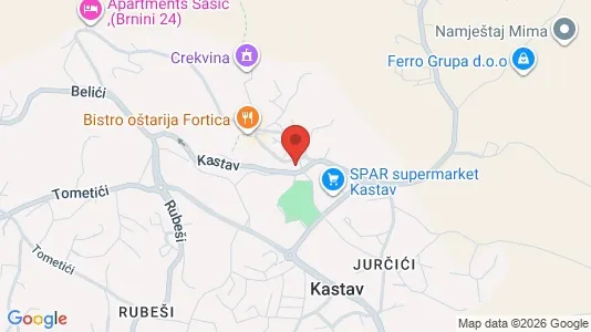 Apartments for rent i Kastav - kort over placeringen