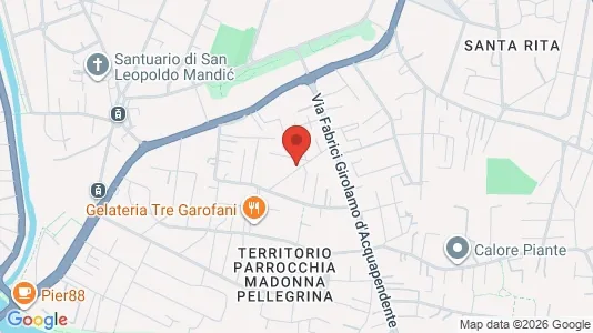 Rooms for rent i Padua - kort over placeringen
