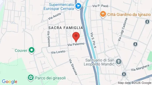 Rooms for rent i Padua - kort over placeringen