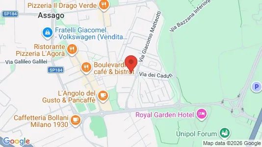 Apartments for rent i Assago - kort over placeringen