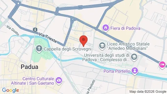 Rooms for rent i Padua - kort over placeringen