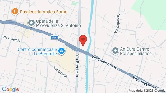 Apartments for rent i Padua - kort over placeringen